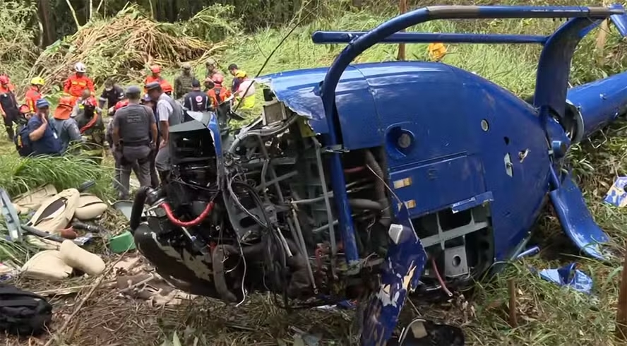 O que se sabe sobre a queda de helicóptero em Caieiras SP